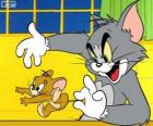 Η γάτα Tom συλλάβει Jerry το ποντίκι